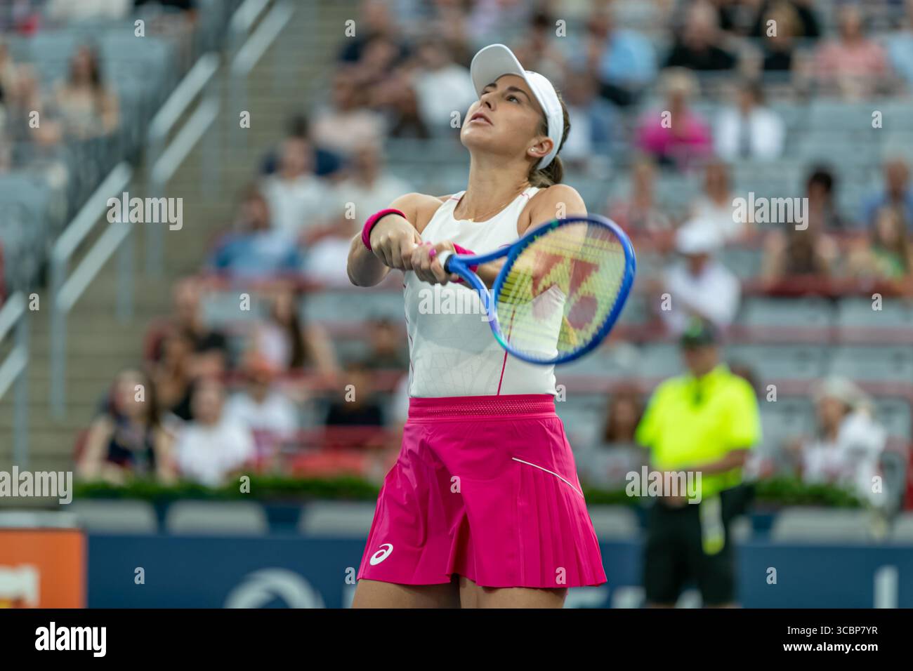 Belinda Bencic ( Svizzera ) Tennis femminile nel WTA Masters 1000 di Montréal 2025 , Omnium National Bank by Rogers Foto Stock