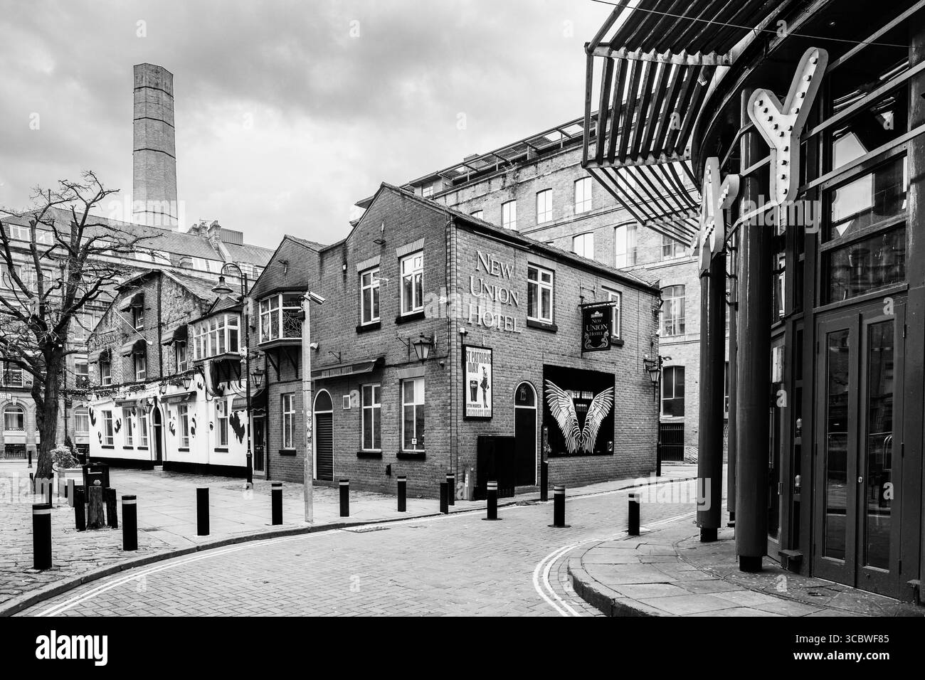 Manchester, Lancashire, Inghilterra, Regno Unito - marzo 2022: Il New Union Hotel nel villaggio gay nel centro di Mancester Foto Stock