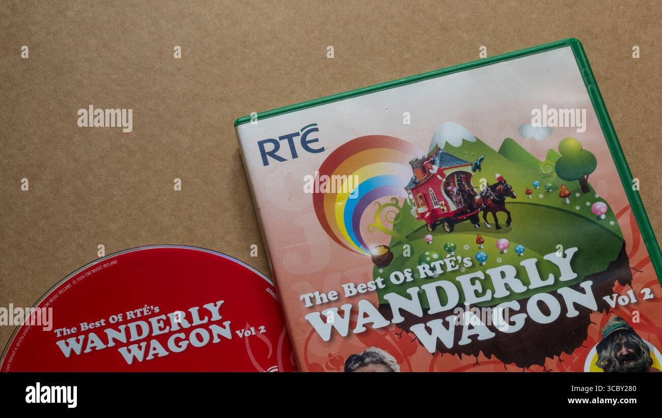 Il meglio del disco DVD Wanderly Wagon volume 2 di RTE e della copertina, isolati su sfondo vuoto Foto Stock