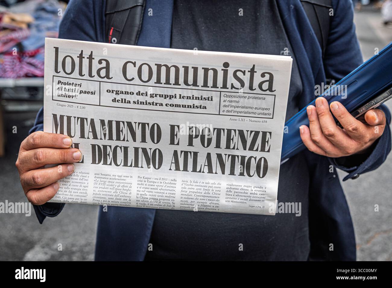 Il giornale lotta Comunista Foto Stock