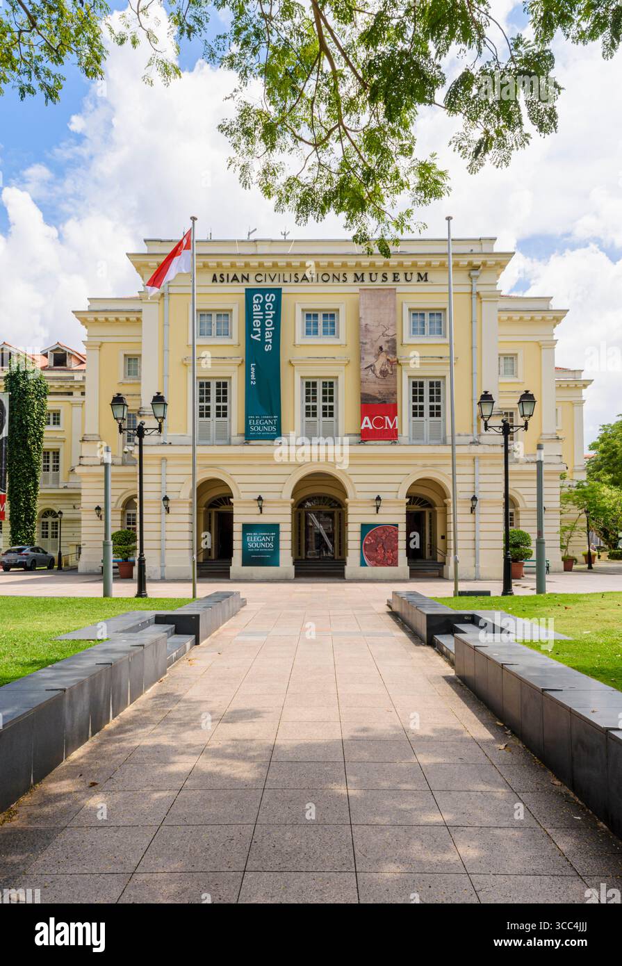 Museo delle civiltà asiatiche dell'era coloniale, Empress Place, Singapore Foto Stock