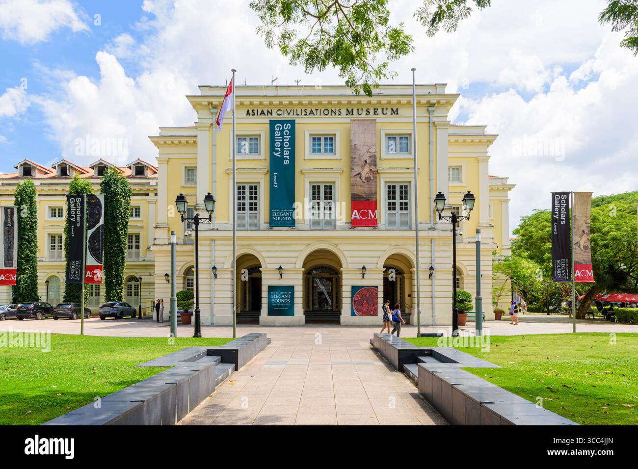 Museo delle civiltà asiatiche dell'era coloniale, Empress Place, Singapore Foto Stock