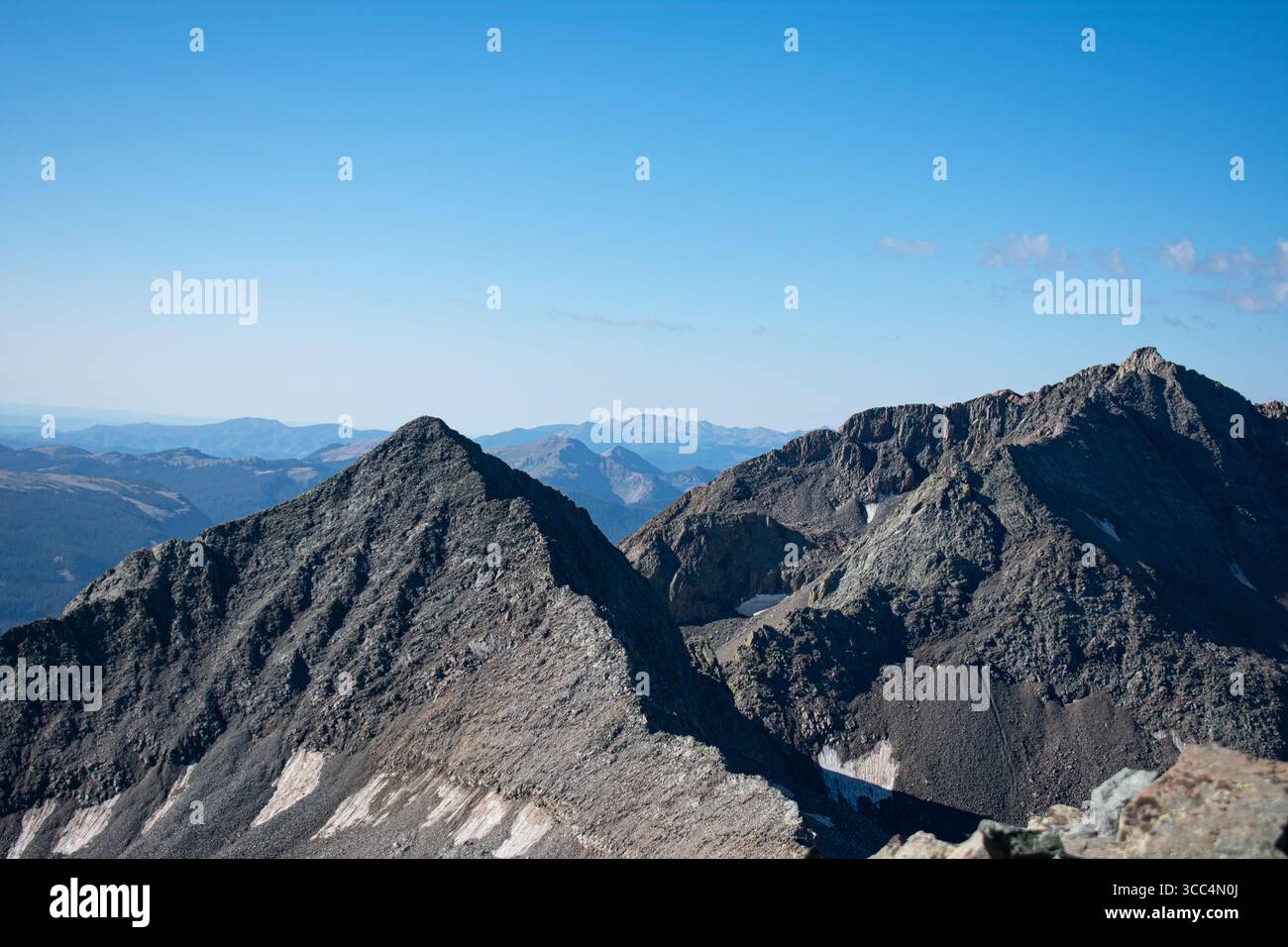 Gladstone Peak e Mt. Wislon di Wilson Peak, Colorado Foto Stock