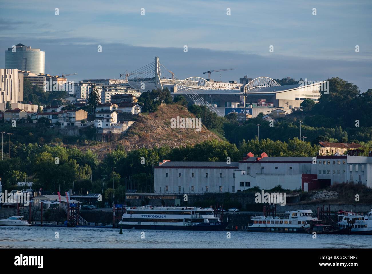 Tetto dello stadio Estádio do Dragão, Porto, regione settentrionale, Portogallo Foto Stock