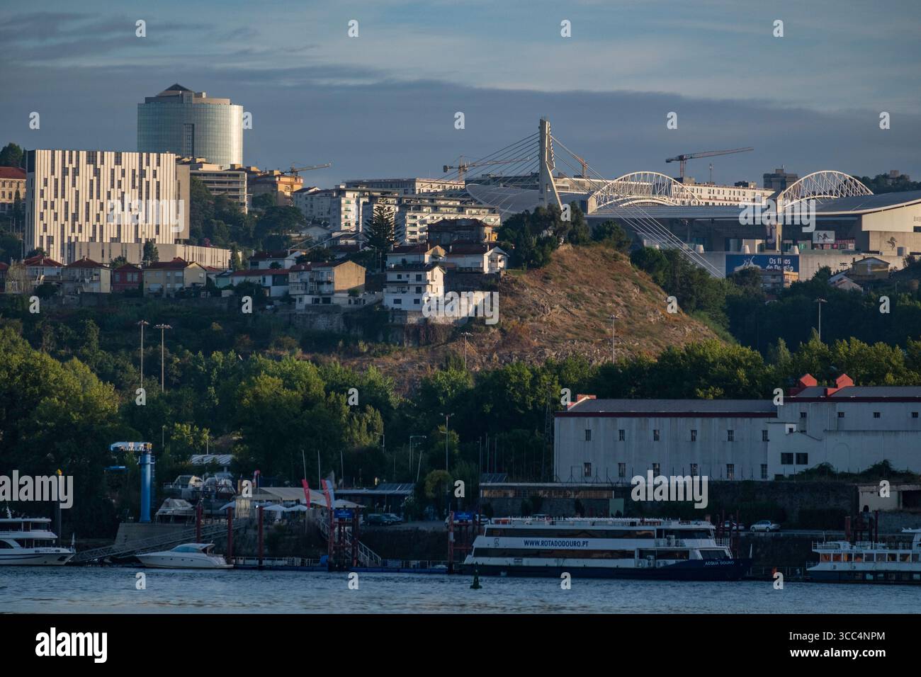 Tetto dello stadio Estádio do Dragão, Porto, regione settentrionale, Portogallo Foto Stock