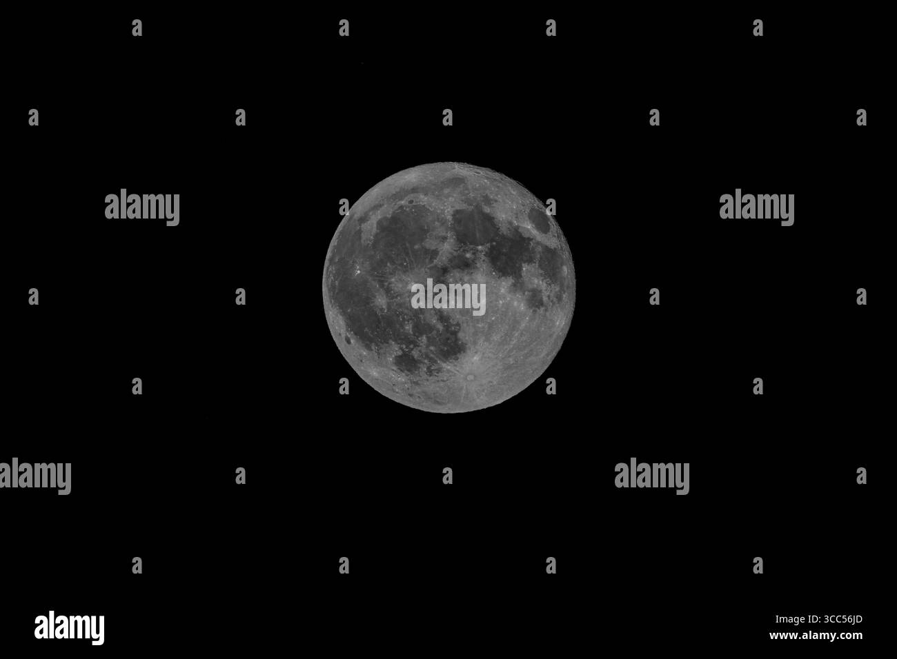 Luna piena Foto Stock