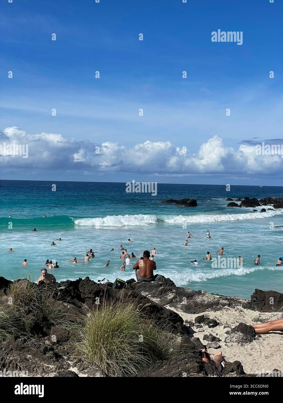 Surf Waves - Big Island, Hawai Foto Stock