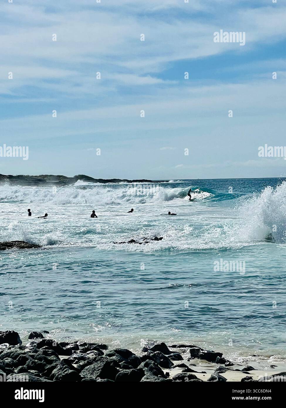 Surf Waves - Big Island, Hawai Foto Stock