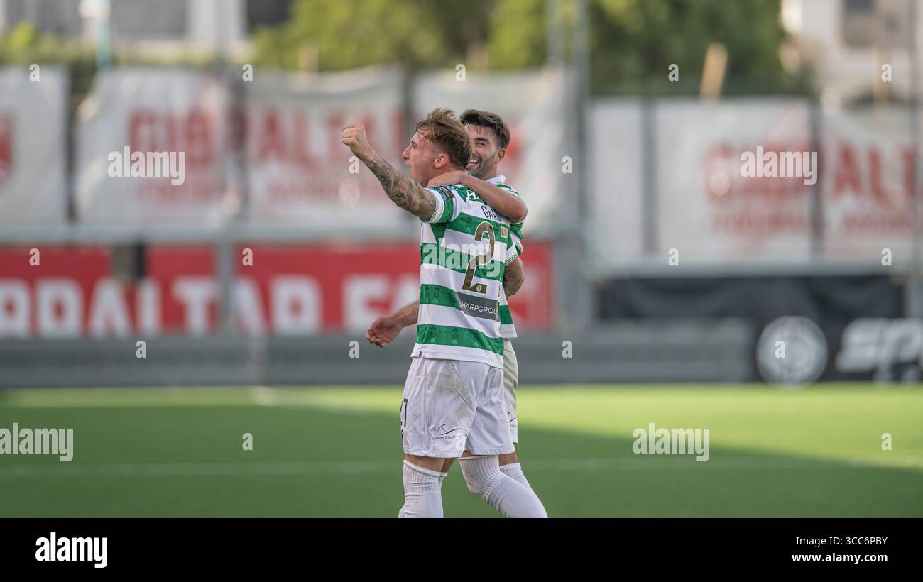 Shamrock Rovers vs St Jospehs Foto Stock