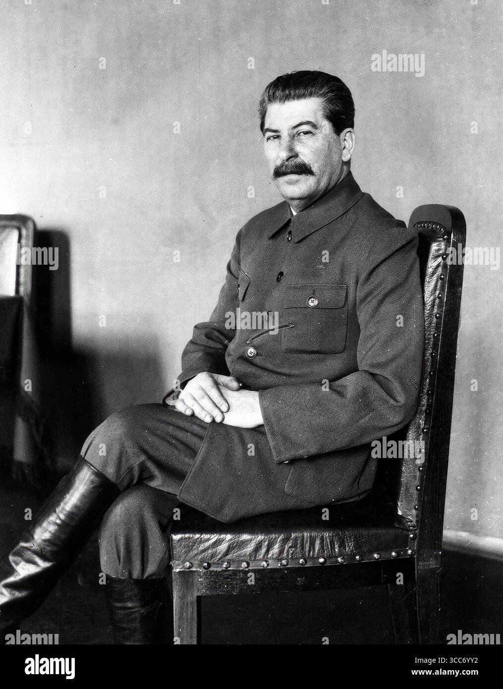 Joseph Stalin al Cremlino di Mosca. 1932. Foto Stock