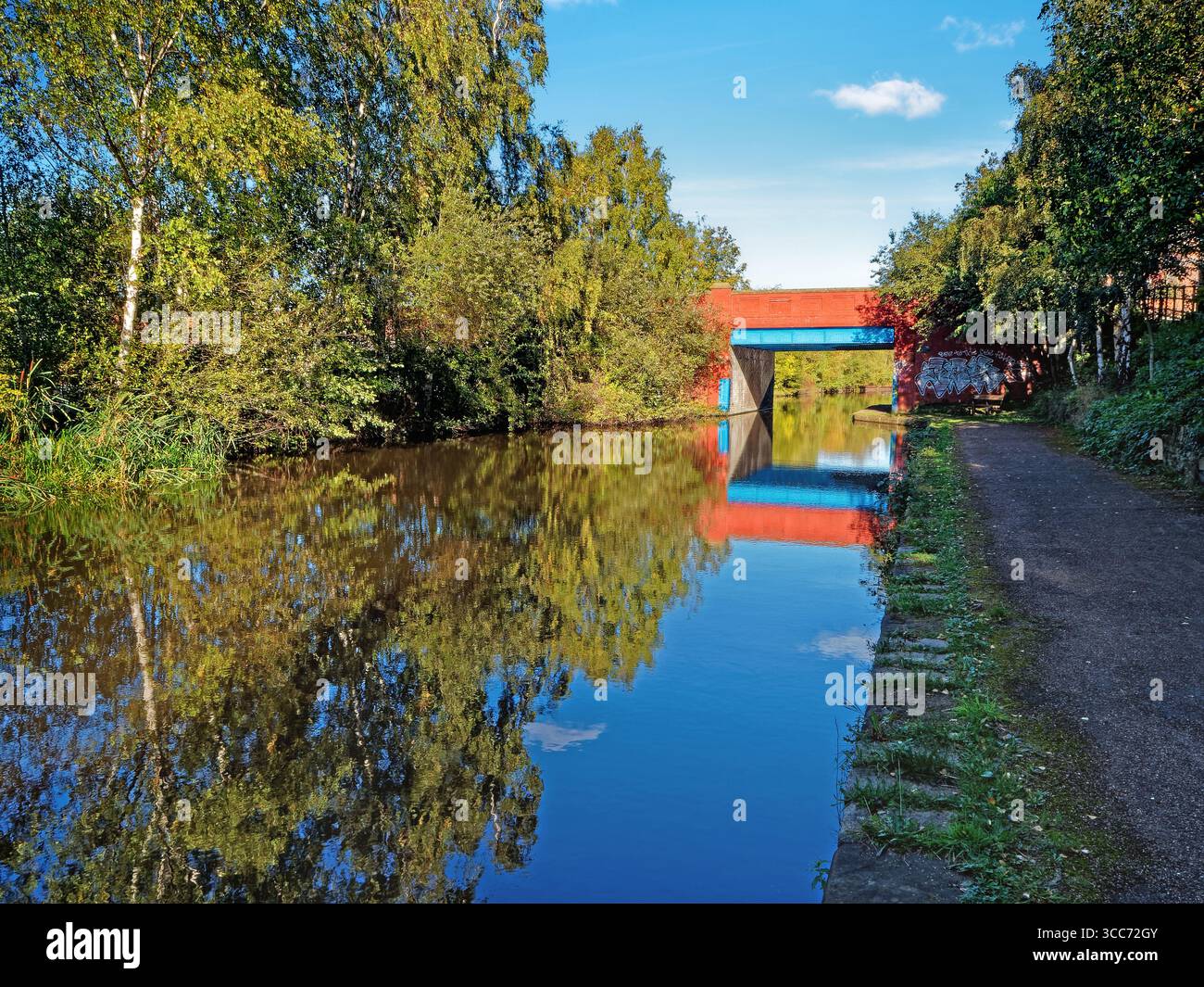 Regno Unito, South Yorkshire, Sheffield, Pothouse Bridge sulla Sheffield and South Yorkshire Navigation. Foto Stock