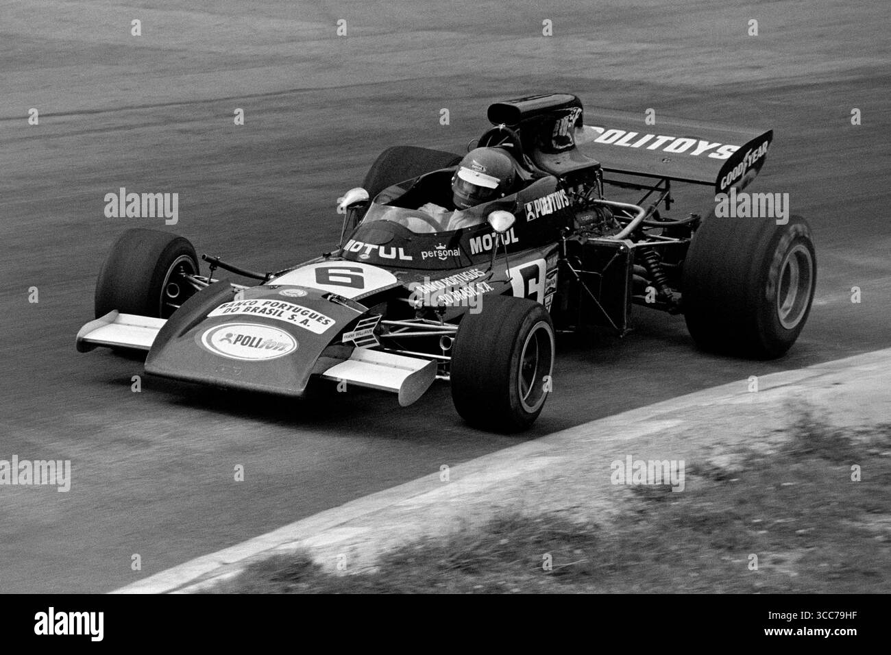 1972 - Henri Pescarolo - Rothmans 50.000 - Brands Hatch - GBR Rothmans 50,000, una gara motoristica di Formula Libre non campionato. Foto Stock