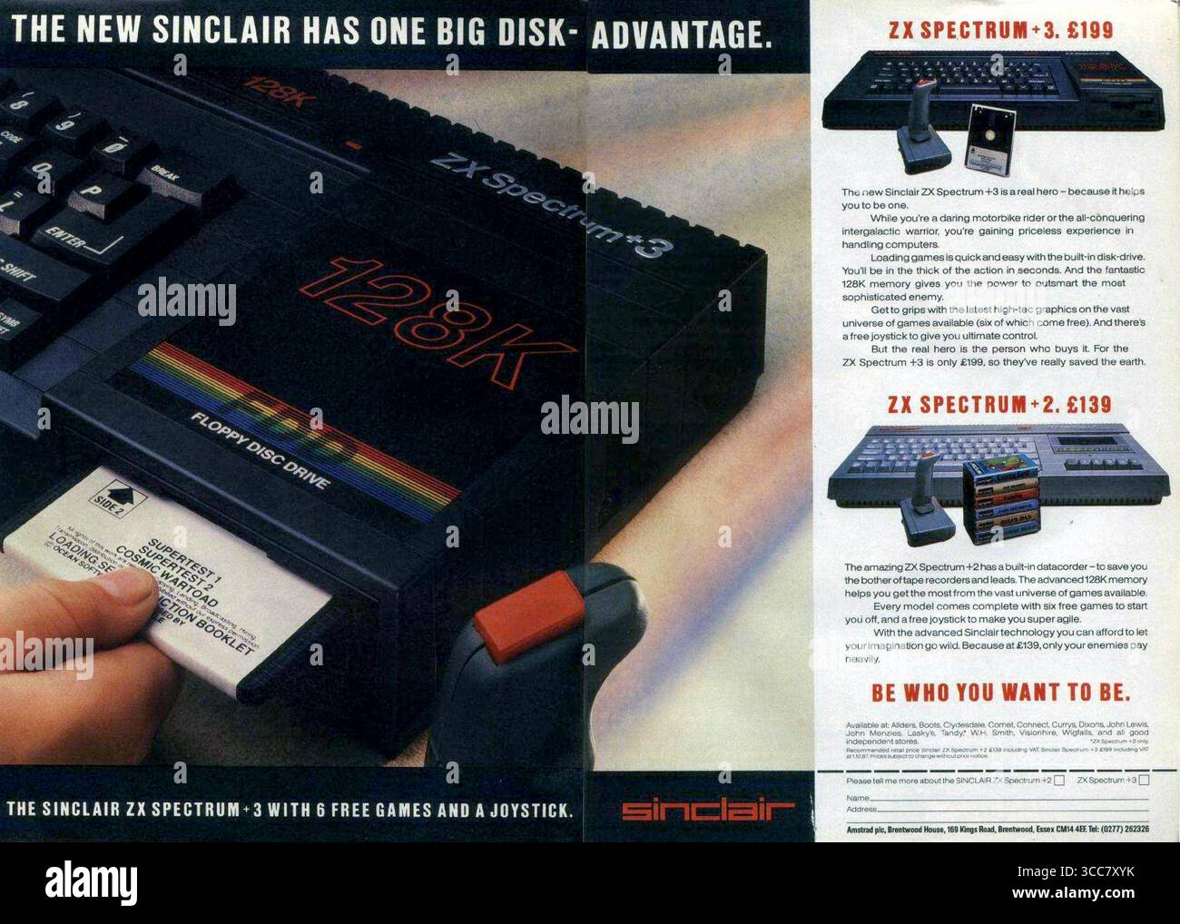 1987 ad. Sinclair ZX Spectrum Foto Stock