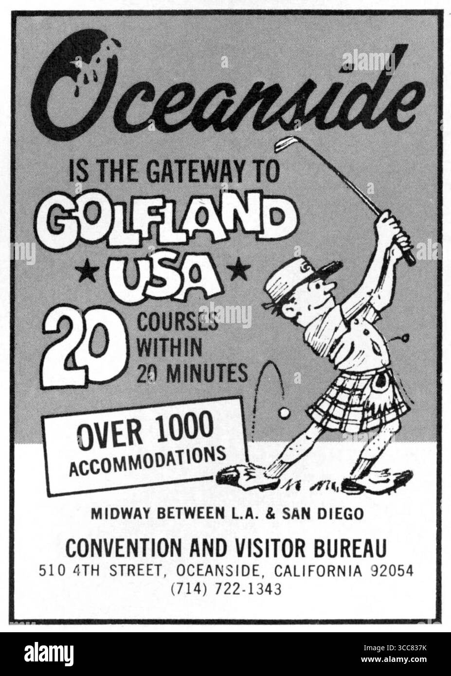 1973 Golfland USA, Oceanside California ad Foto Stock