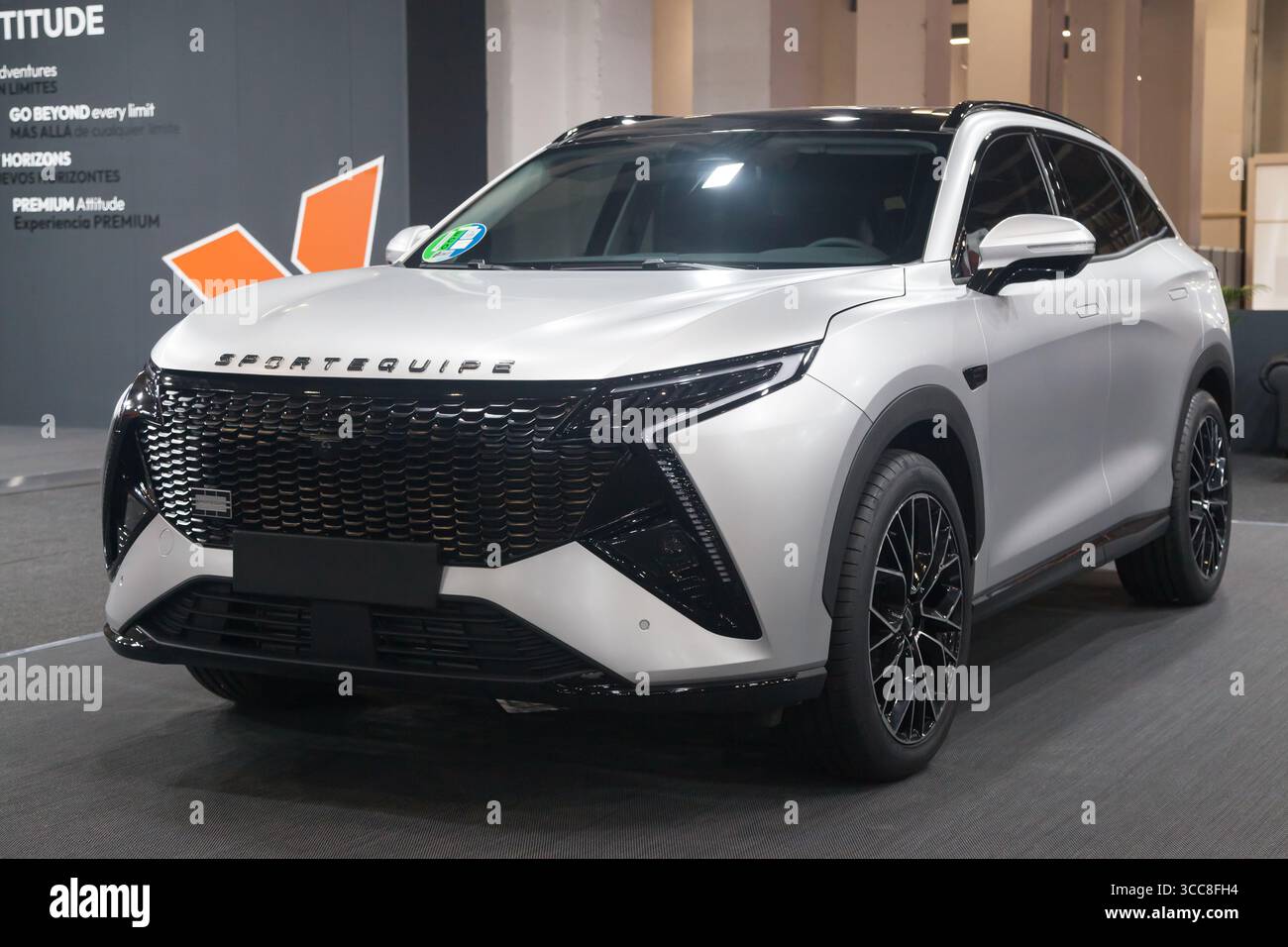 Barcellona, Spagna - 18 maggio 2025: Sportequipe 8 in mostra all'Automobile Barcelona 2025 di Barcellona, Spagna. Foto Stock