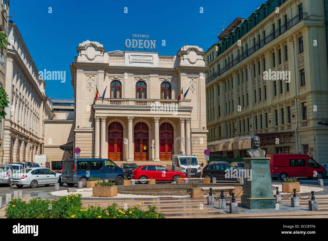 Teatro Odeon su Calea Victoriei a Bucarest, Romania Foto Stock