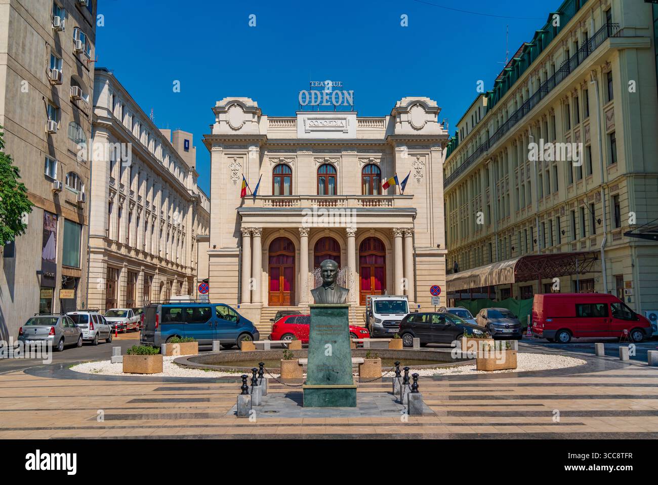 Teatro Odeon su Calea Victoriei a Bucarest, Romania Foto Stock