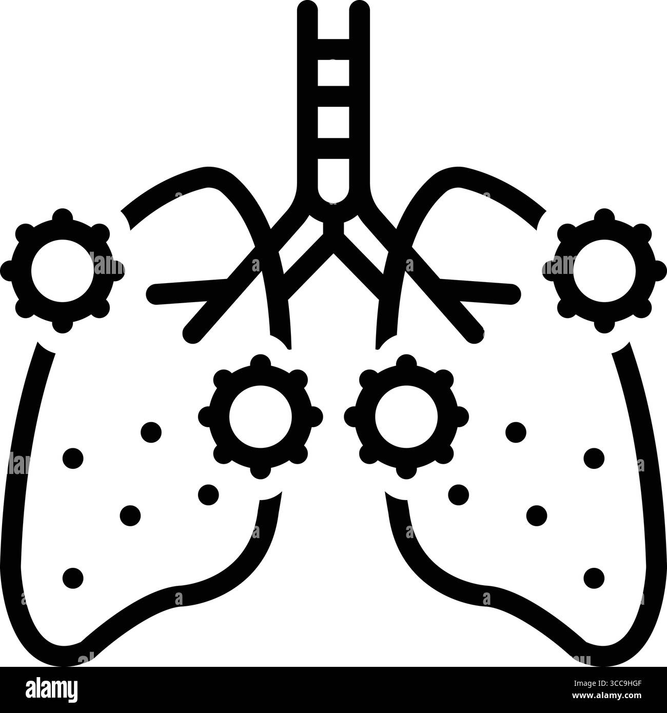 Icona per la malattia, la malattia Illustrazione Vettoriale Icona per la malattia, la malattia Illustrazione Vettoriale
