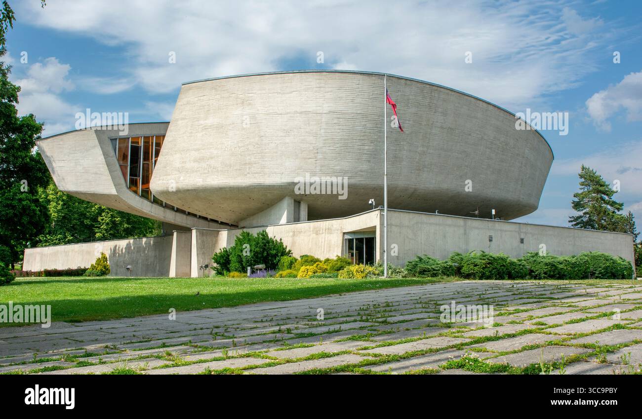 Museo della rivolta nazionale slovacca a Banska Bystrica. Slovacchia. Foto Stock