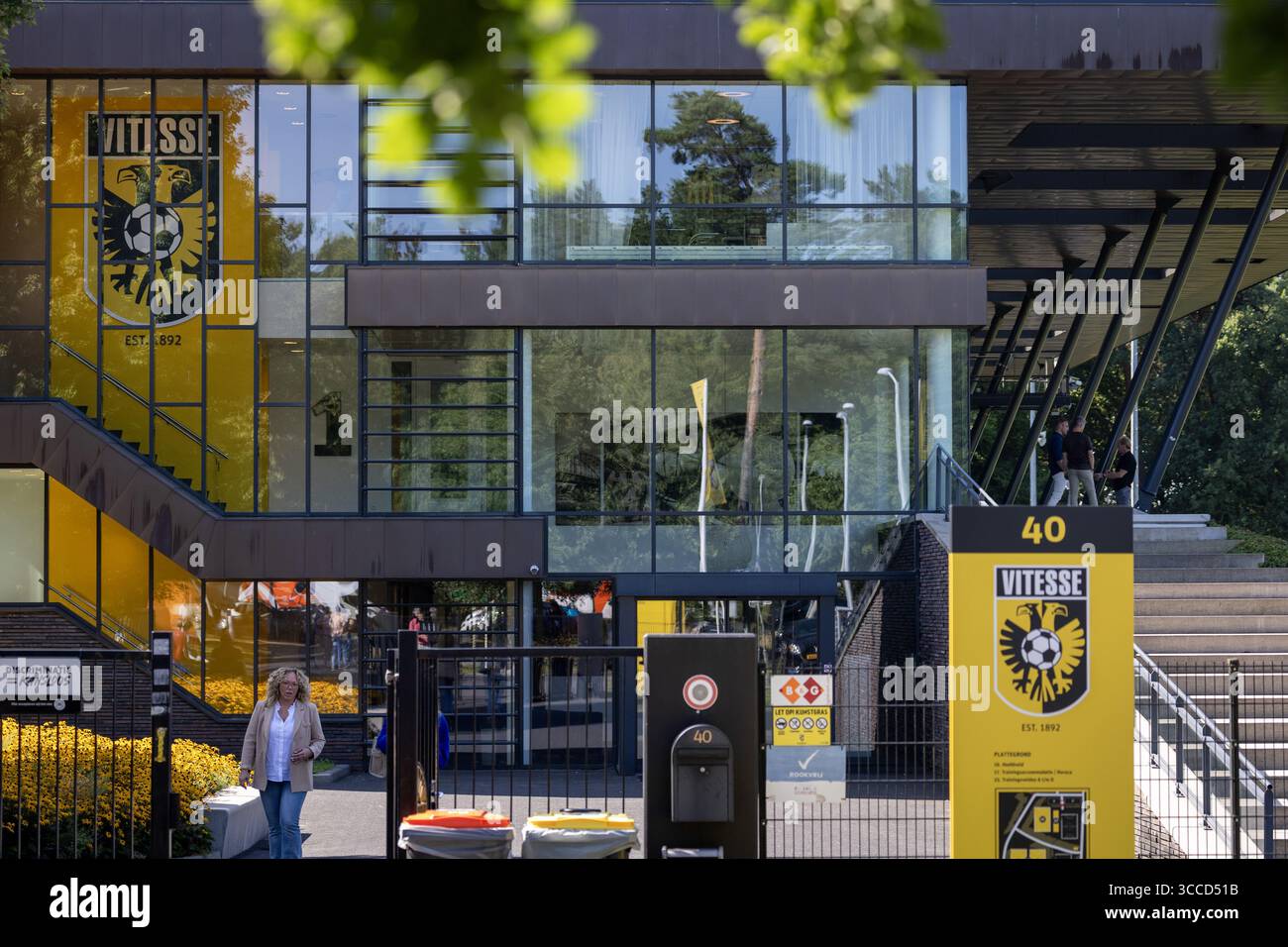 ARNHEM - esterno della struttura di allenamento di Vitesse a Papendal, dove i giocatori di Vitesse si riuniscono. Vitesse non giocherà il calcio professionistico la prossima stagione dopo che il club di Arnhem ha perso un'ingiunzione preliminare contro la KNVB (Royal Dutch Football Association) per riconquistare la sua licenza professionale. ANP VINCENT JANNINK Foto Stock