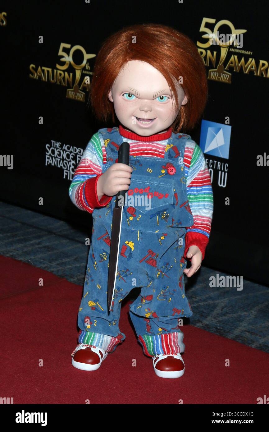 25 ottobre 2022, Burbank, CA, Stati Uniti: LOS ANGELES - OCT 25: Chucky al 50° Saturn Awards - arrivi al Marriott Convention Center il 25 ottobre 2022 a Burbank, CA (immagine di credito: © Kathy Hutchins via ZUMA Press Wire) Foto Stock