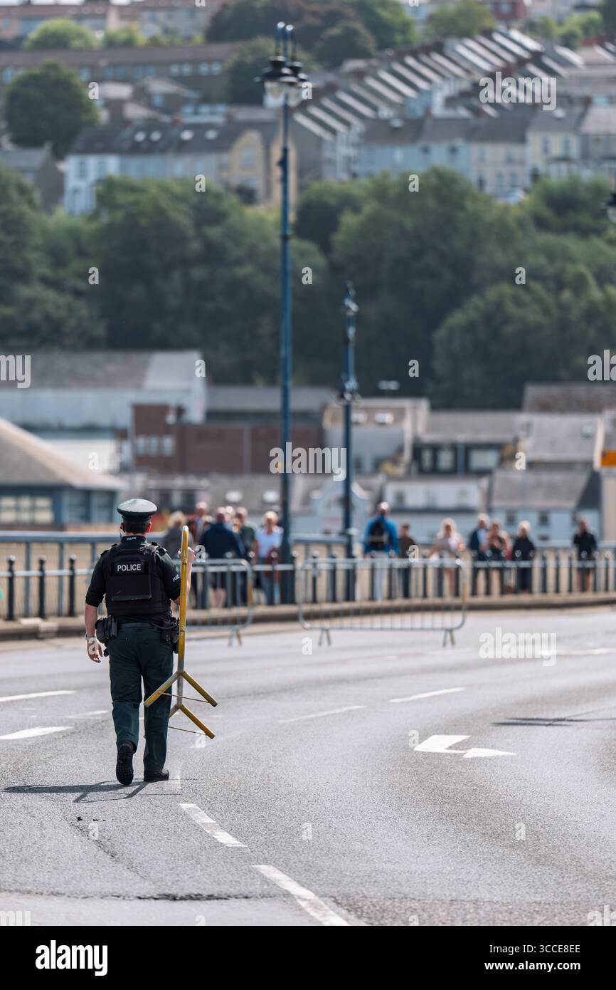 The Apprentice Boys of Derry è una società fraterna protestante fondata nel 1814 e con sede nella città di Derry. Foto Stock