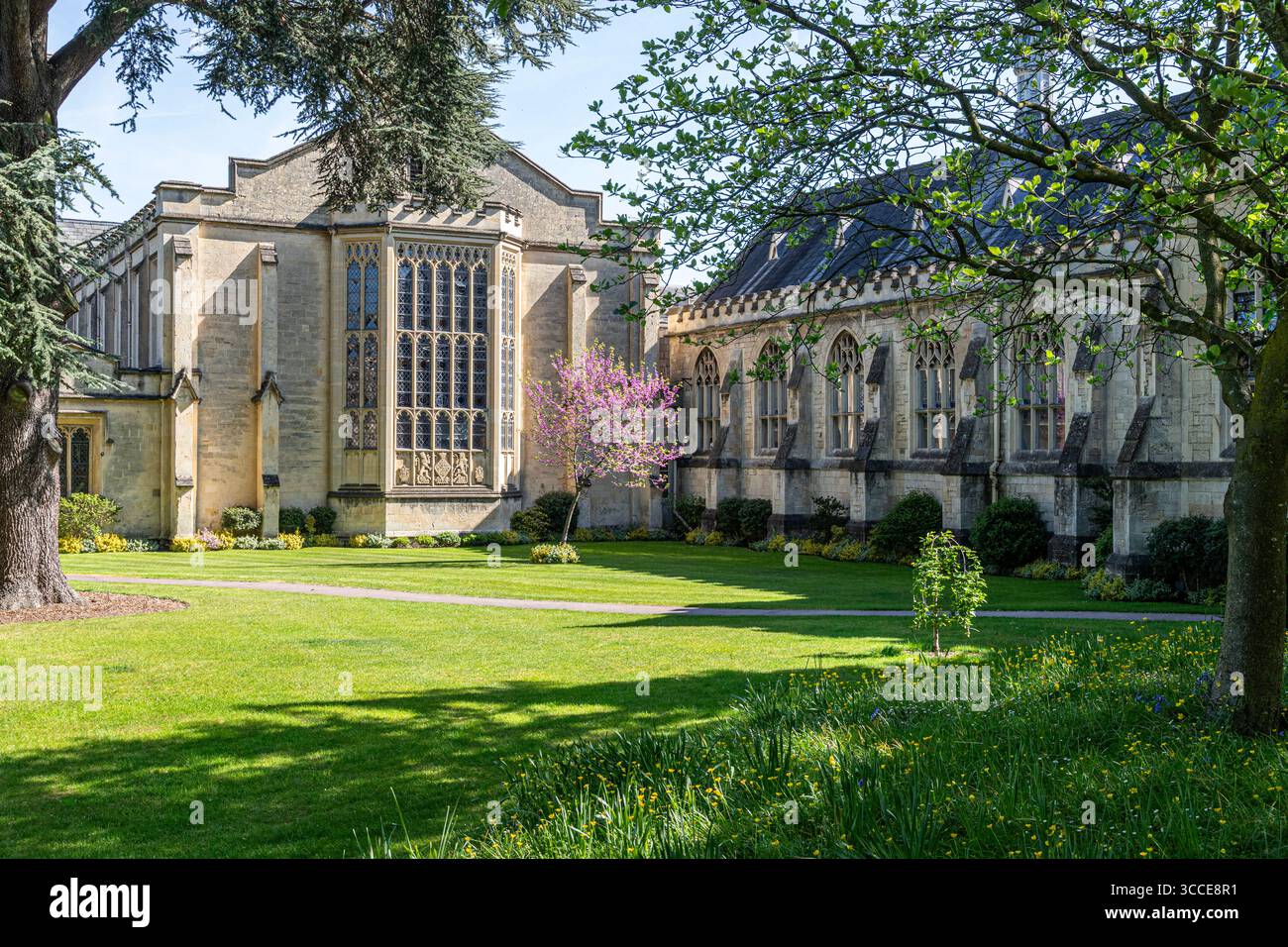 Cheltenham College, una giornata di co-educazione e collegio scolastico pubblico a Bath Road, Cheltenham, Gloucestershire, Inghilterra Regno Unito Foto Stock