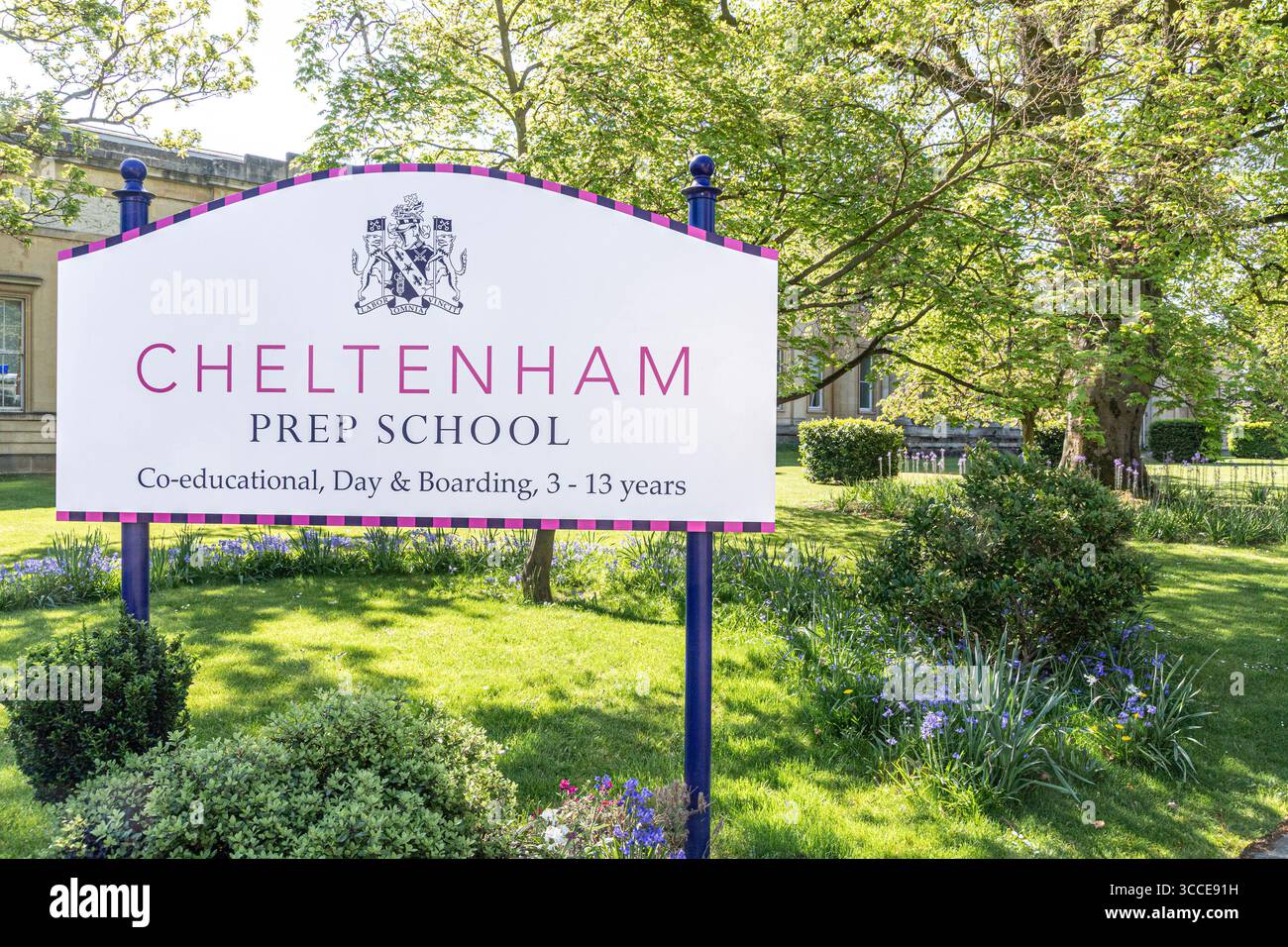 Cheltenham College Prep Scool, Thirlestaine Road, Cheltenham, Gloucestershire, Inghilterra Regno Unito Foto Stock