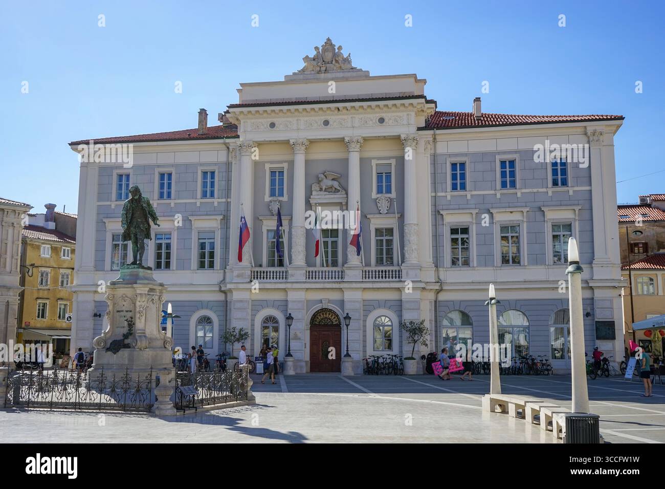 Municipio di Pirano, Slovenia Foto Stock