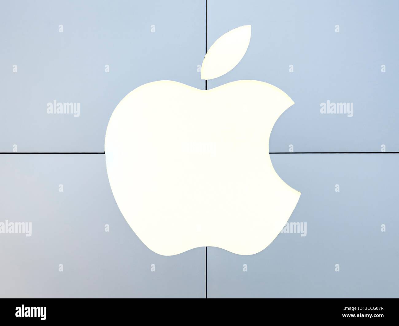 Logo Apple computer Store. Foto Stock Logo Apple computer Store. Foto Stock