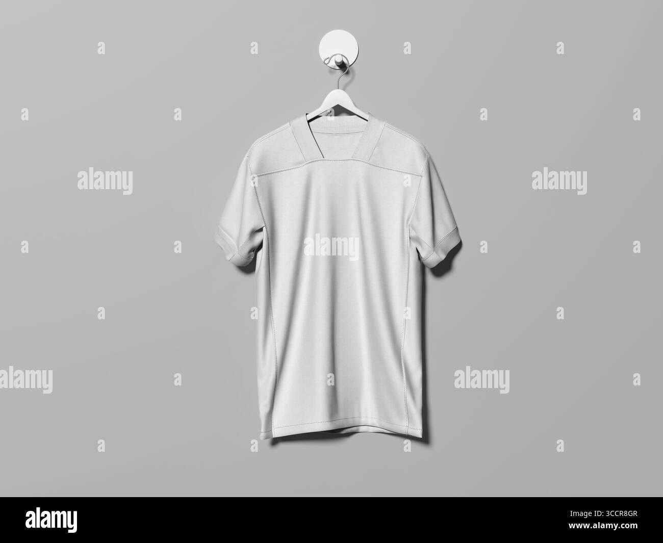 Maglia da calcio Mockup su appendiabiti Foto Stock