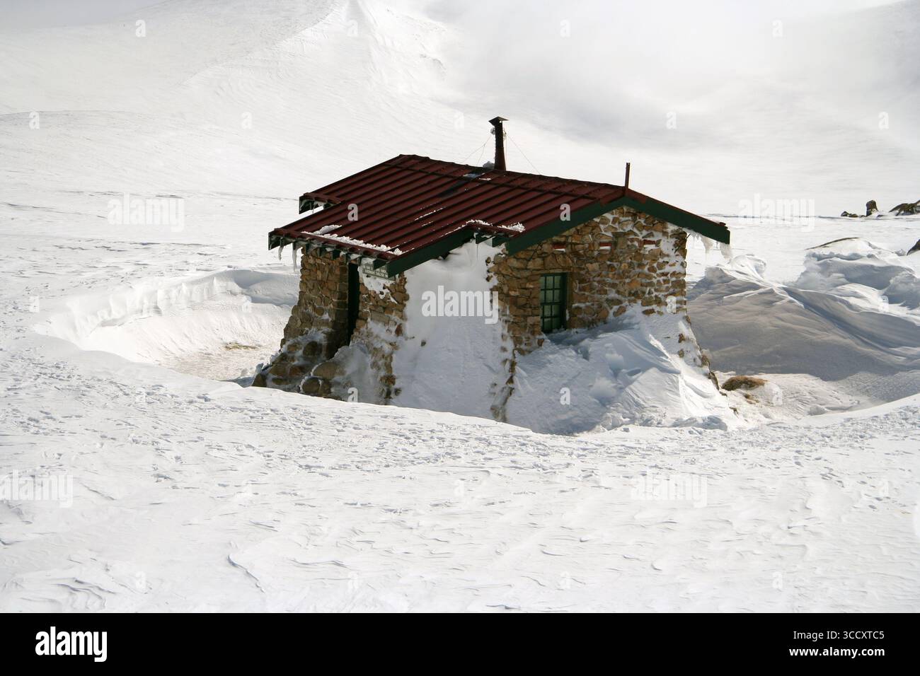 Seaman's Hut, un rifugio di campagna nel parco nazionale di kosciuszko nel nuovo galles del sud Foto Stock