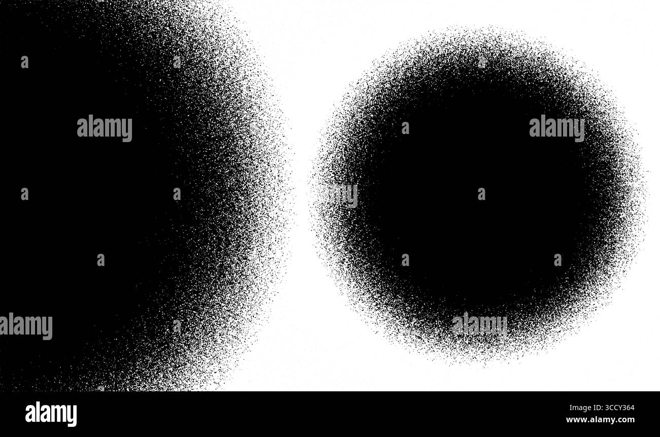 Gradiente granuloso radiale di grandi dimensioni Foto Stock