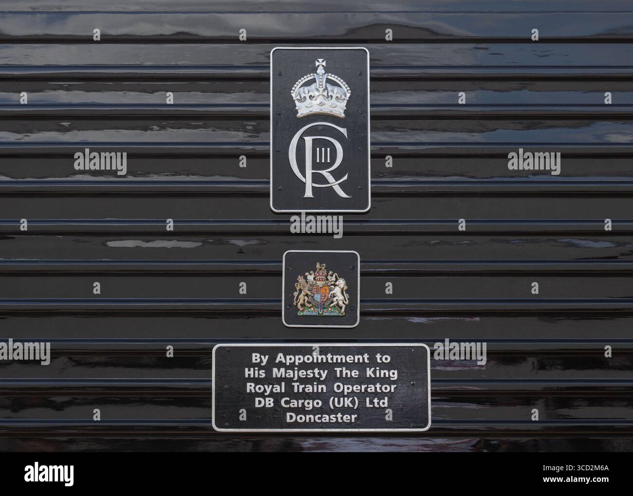 Derby Litchurch Lane Works, Litchurch Lane, Derby, Inghilterra, 3 agosto 2025. Una visione generale del British Rail Class 67 67005 King's Messenger del British Royal Train durante l'Alstom presenta "The Greatest Gathering". (Immagine di credito: ©Cody Froggatt/Alamy Live News) Foto Stock Derby Litchurch Lane Works, Litchurch Lane, Derby, Inghilterra, 3 agosto 2025. Una visione generale del British Rail Class 67 67005 King's Messenger del British Royal Train durante l'Alstom presenta "The Greatest Gathering". (Immagine di credito: ©Cody Froggatt/Alamy Live News) Foto Stock