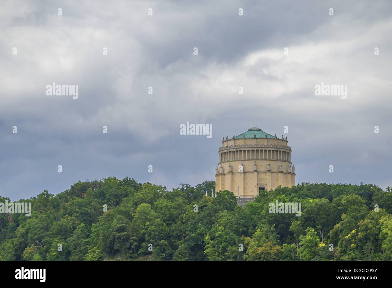 Liberation Hall, memoriale sul Michelsberg, costruito tra il 1842 e il 1863 dal re Ludovico i di Baviera, Kehlheim, bassa Baviera, Germania Foto Stock