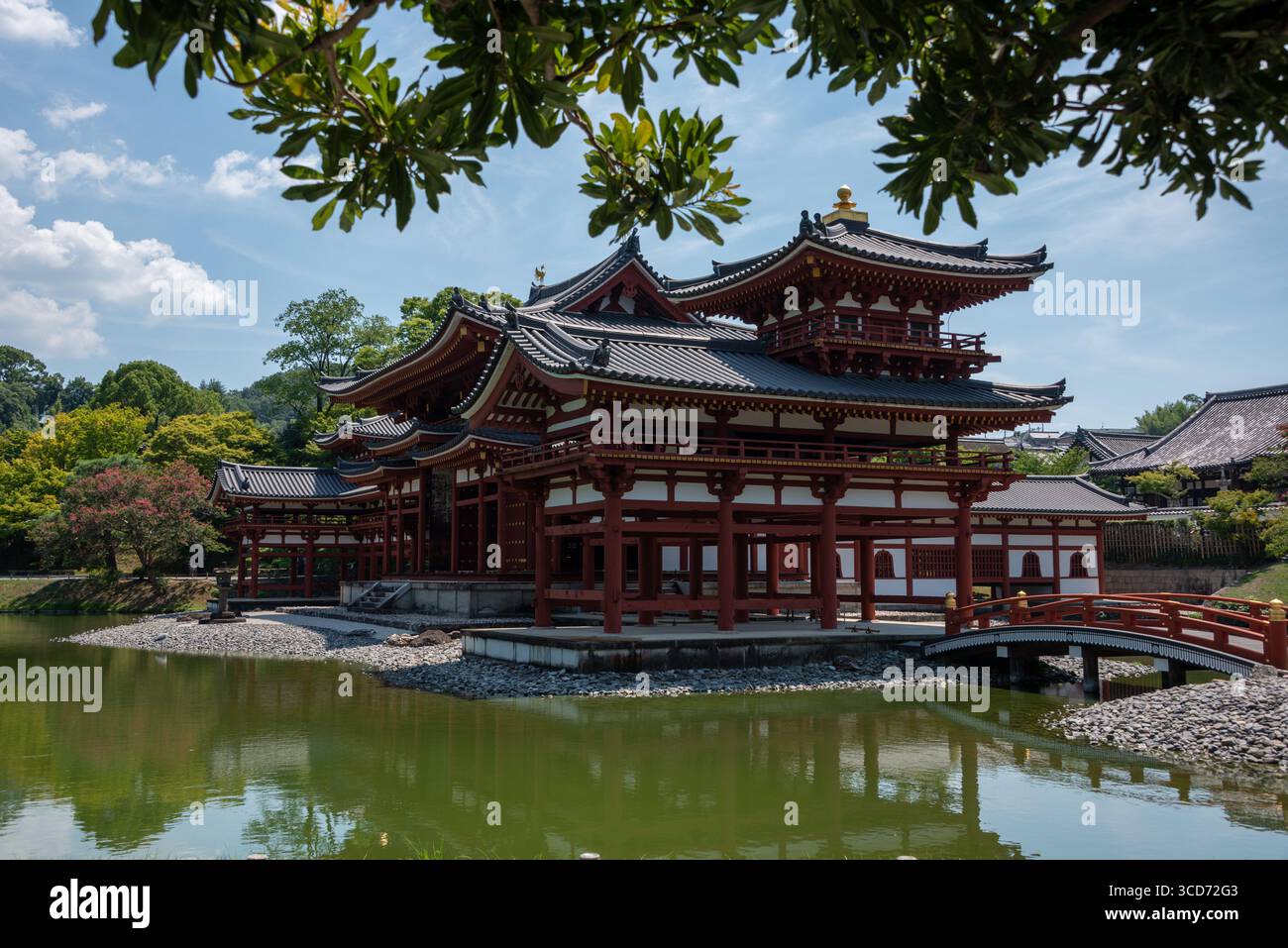 Esterno del Tempio di Byodo-in, Uji, Giappone Foto Stock