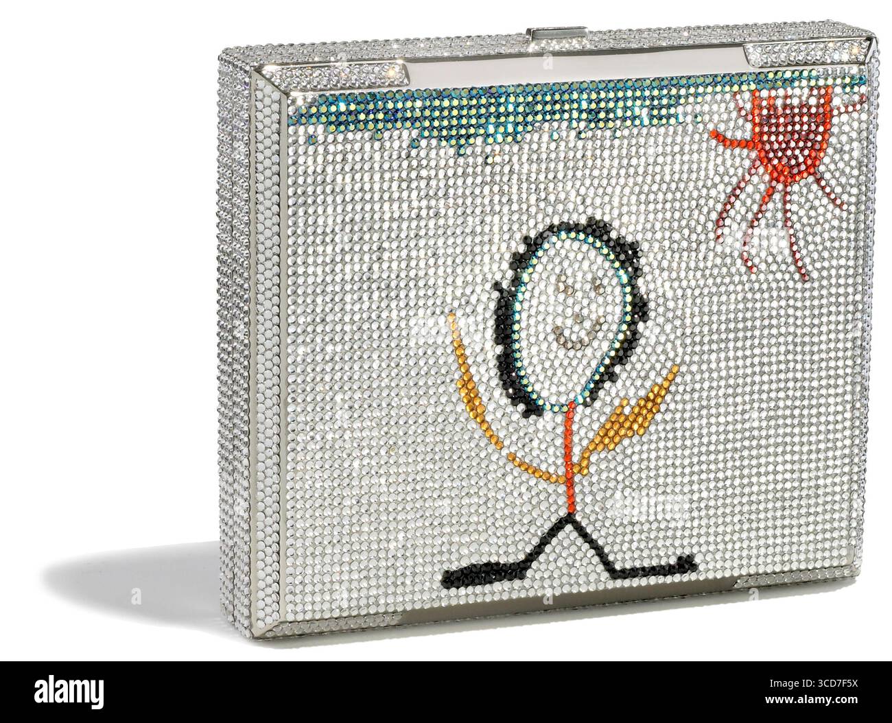 frizione su sfondo bianco Foto Stock