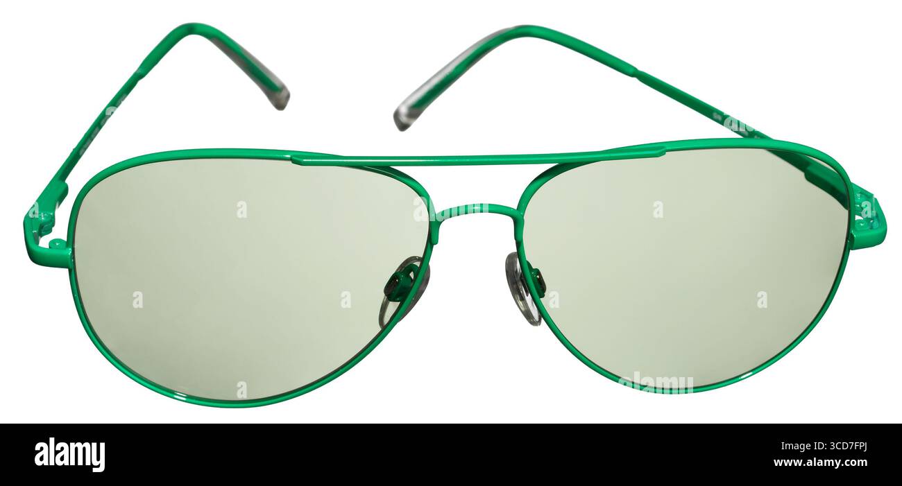 occhiali da sole michael kors su sfondo bianco Foto Stock