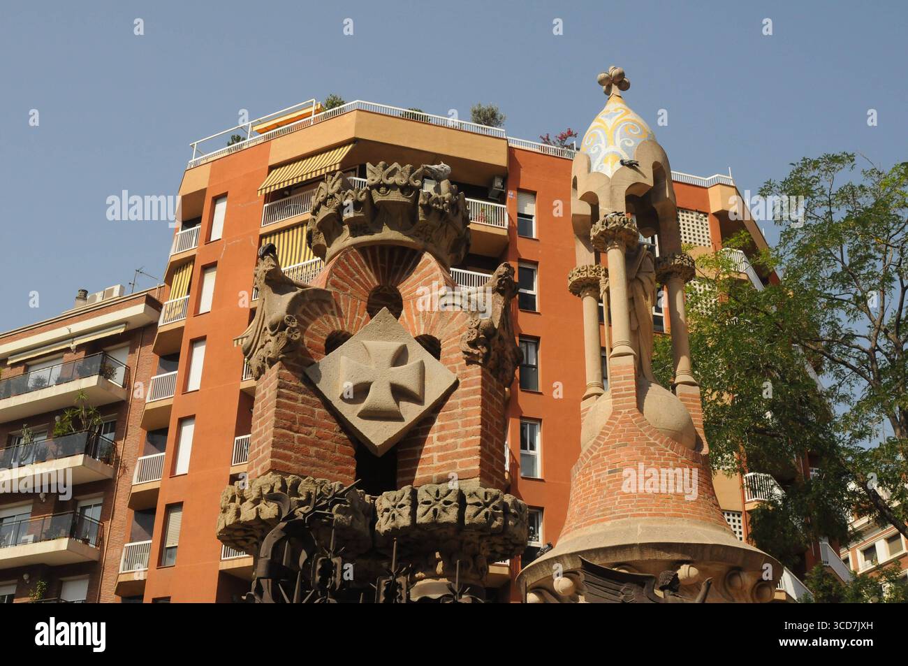 barcellona/catalogna/ Spagna/ 24.luglio 2019/ Ex Hosptial sant Pau e ora un grande museo a Barcellona Catalogna Spagna. Foto. Francis Joseph Dean/ Deanpictures. Foto Stock