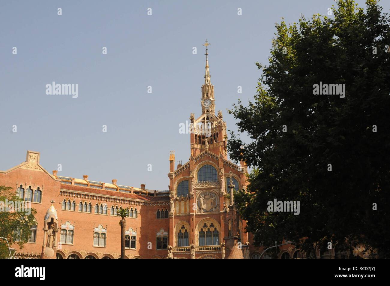 barcellona/catalogna/ Spagna/ 24.luglio 2019/ Ex Hosptial sant Pau e ora un grande museo a Barcellona Catalogna Spagna. Foto. Francis Joseph Dean/ Deanpictures. Foto Stock