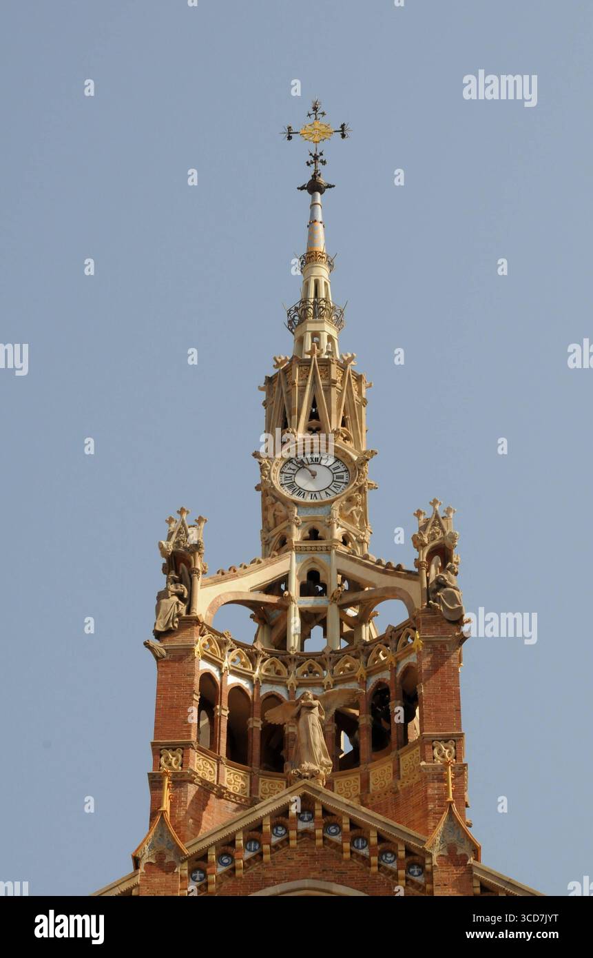 barcellona/catalogna/ Spagna/ 24.luglio 2019/ Ex Hosptial sant Pau e ora un grande museo a Barcellona Catalogna Spagna. Foto. Francis Joseph Dean/ Deanpictures. Foto Stock
