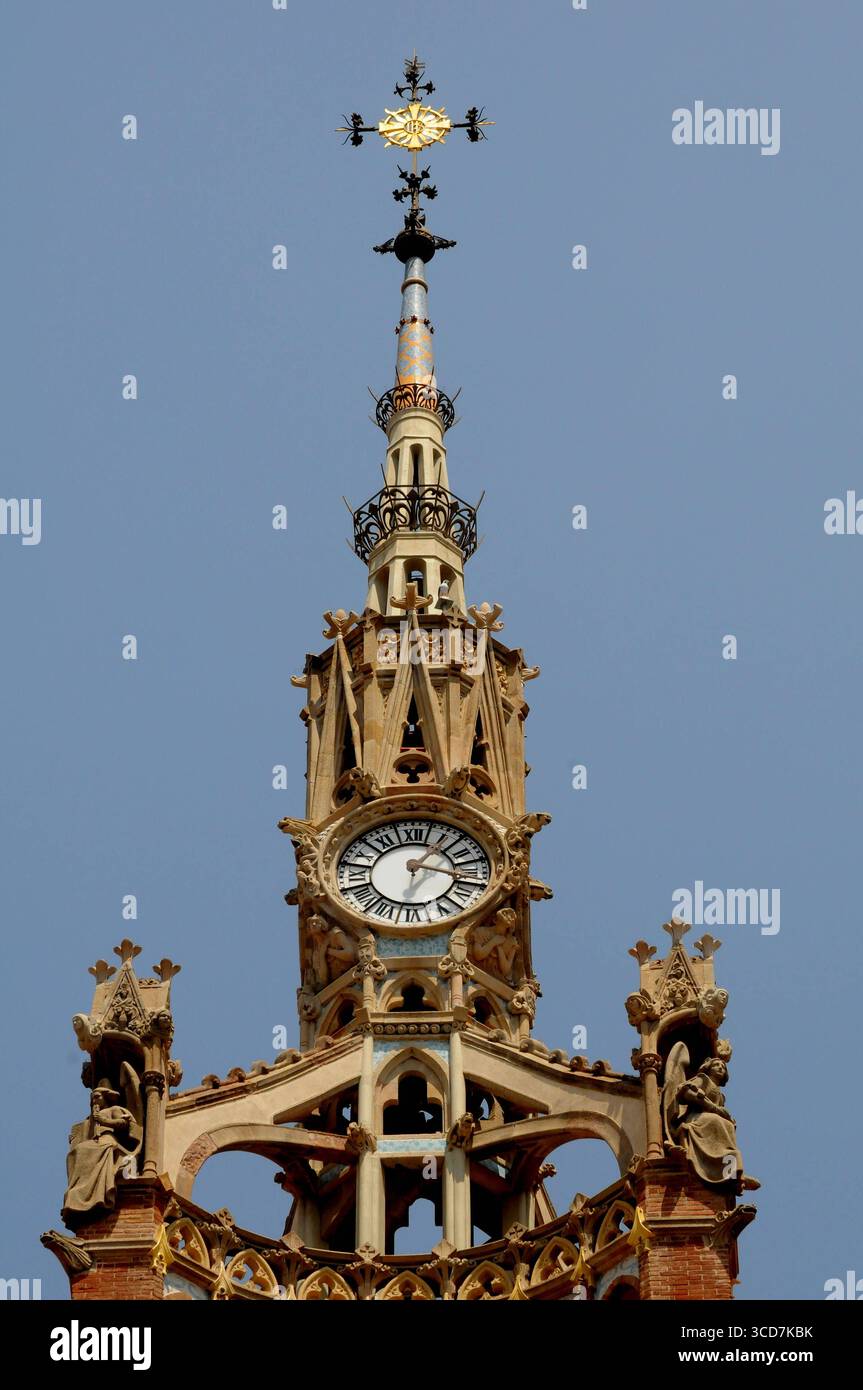 barcellona/catalogna/ Spagna/ 24.luglio 2019/ Ex Hosptial sant Pau e ora un grande museo a Barcellona Catalogna Spagna. Foto. Francis Joseph Dean/ Deanpictures. Foto Stock