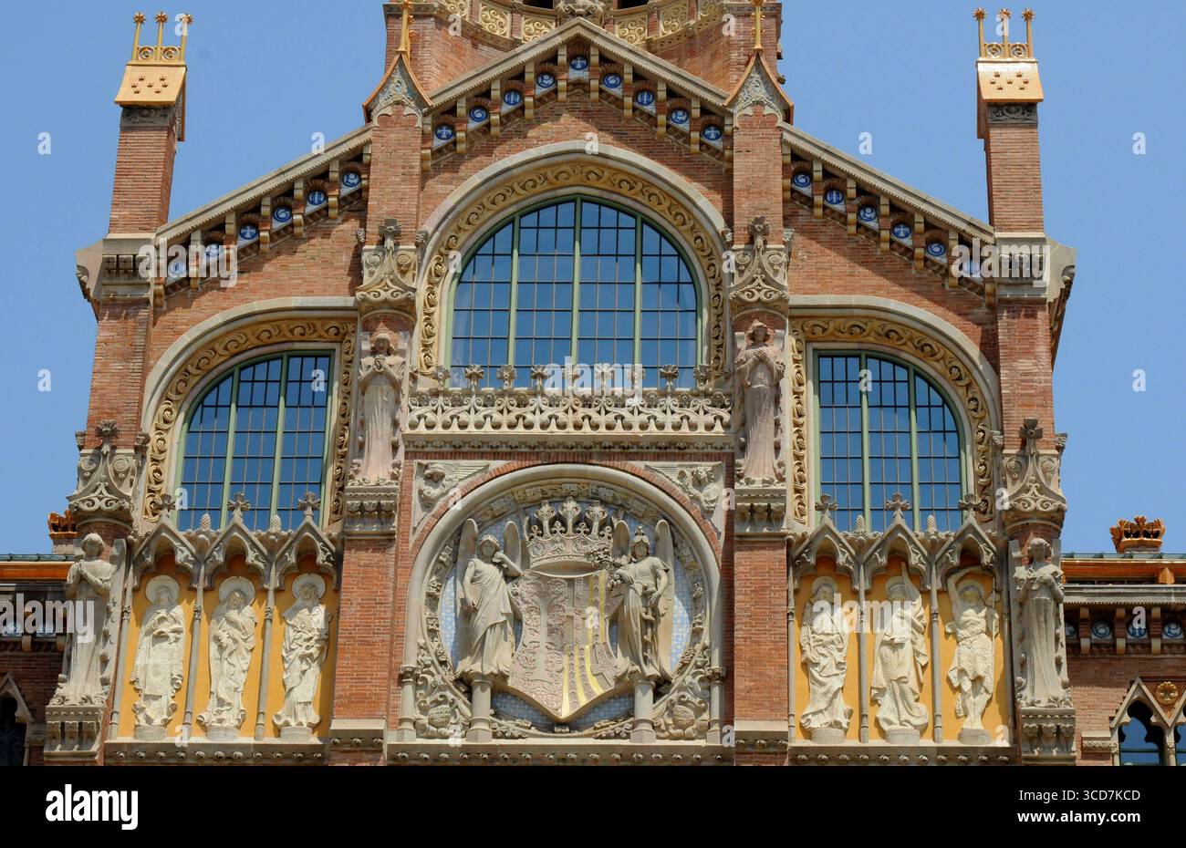 barcellona/catalogna/ Spagna/ 24.luglio 2019/ Ex Hosptial sant Pau e ora un grande museo a Barcellona Catalogna Spagna. Foto. Francis Joseph Dean/ Deanpictures. Foto Stock