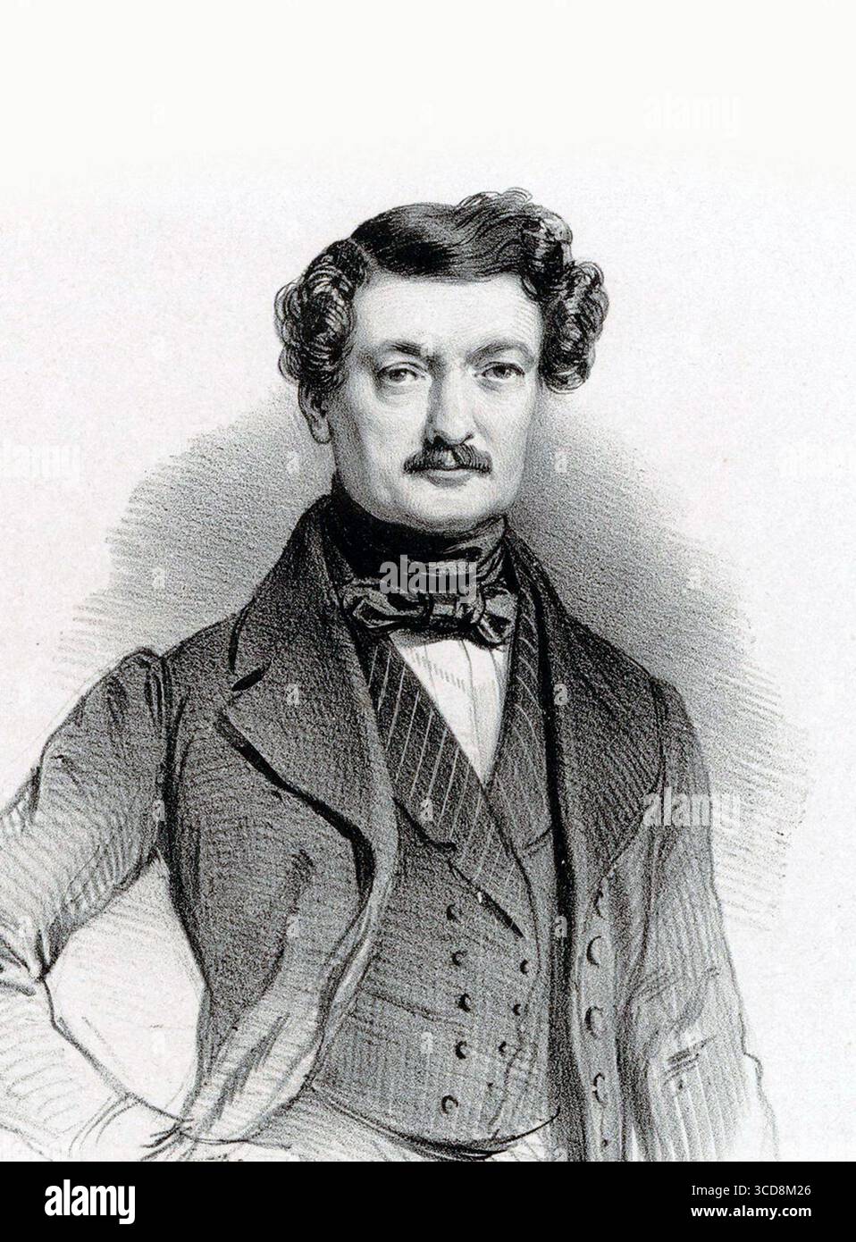 1840 c, Parigi , FRANCIA : il celebre compositore e pianista francese Charles-Francois PLANTADE ( 1787 - 1870 ) . Foto dell'incisore Marie Alexandre Menut ALOPHE ( 1812 – 1883 ), Parigi . - Carlo Francesco - COMPOSITORE - MUSICA - ritratto - ritratto - cravatta - fiocco - papillon - cravatta - colletto - colletto - MUSICA CLASSICA - CLASSICA - COMPOSITORE - PIANISTA - PIANOFORTE - ritratto - ritratto - MUSICISTA - baffi - baffi - fistache - fiocco - colletto - cravatta - STORIA - FOTO STORICHE - FRANCIA - ILLUSTRAZIONI - INCISIONE - INCISIONE Foto Stock