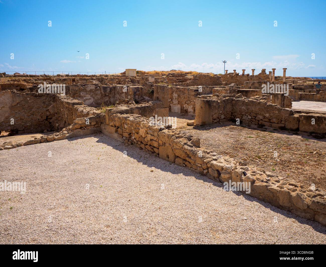 Sito archeologico di Nea Pafos, Casa di Teseo, Paphos, Cipro Foto Stock