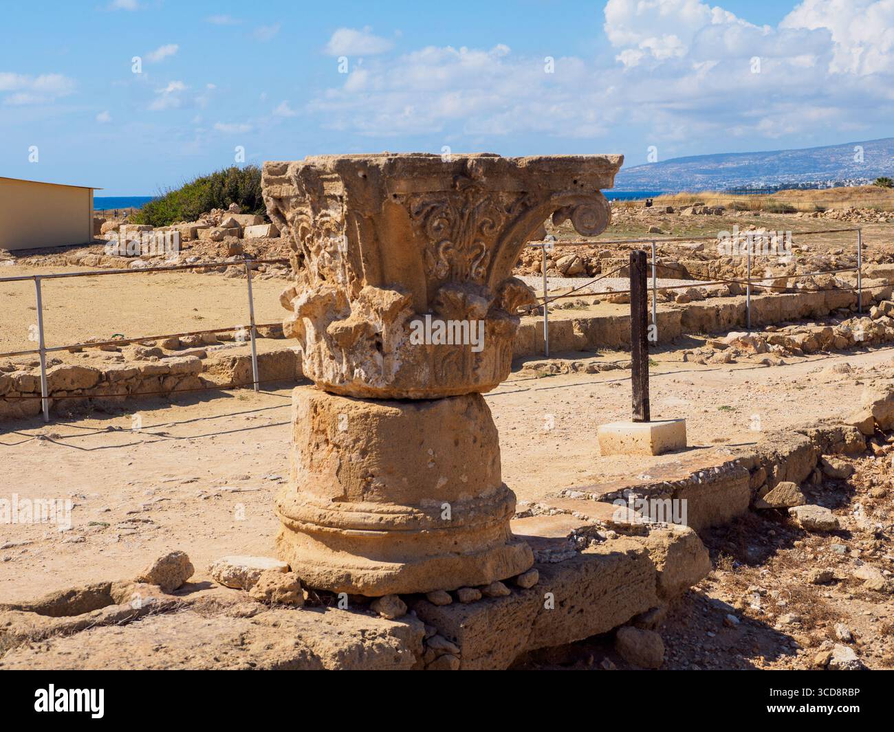 Sito archeologico di Nea Pafos, Casa di Teseo, Paphos, Cipro Foto Stock