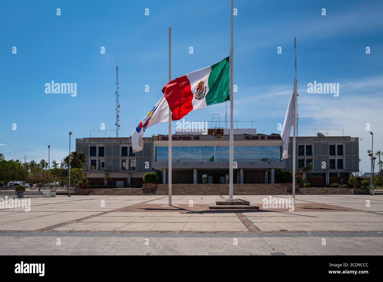 Il Palacio de Gobierno, la sede ufficiale del ramo esecutivo dello stato di Baja California Sur. Foto Stock