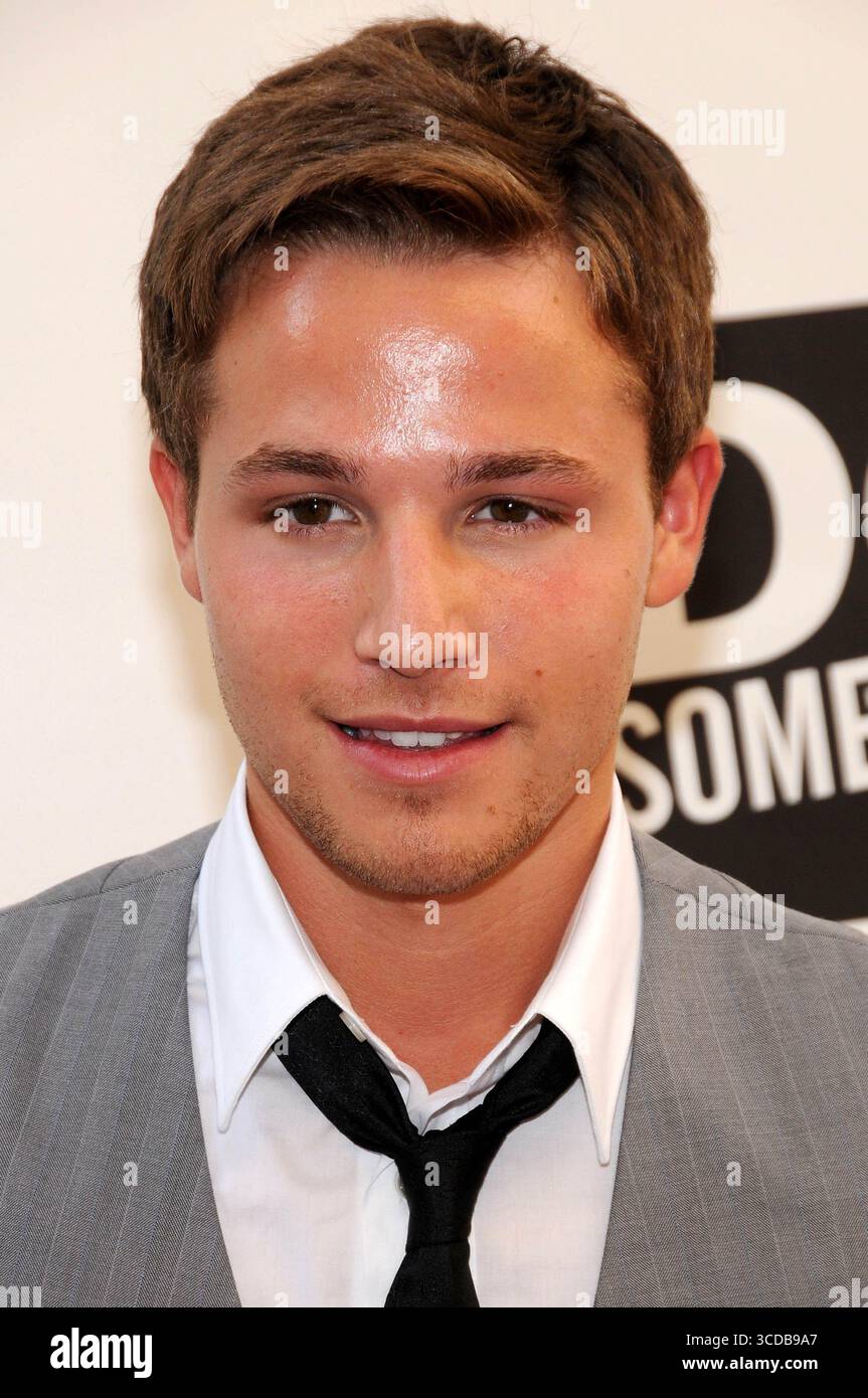 Shawn Pyfrom ai Do Something Awards e pre-party ufficiale dei Teen Choice Awards 2008 tenutosi al livello 3 a Hollywood, Los Angeles - 2 agosto 2008 Foto Stock