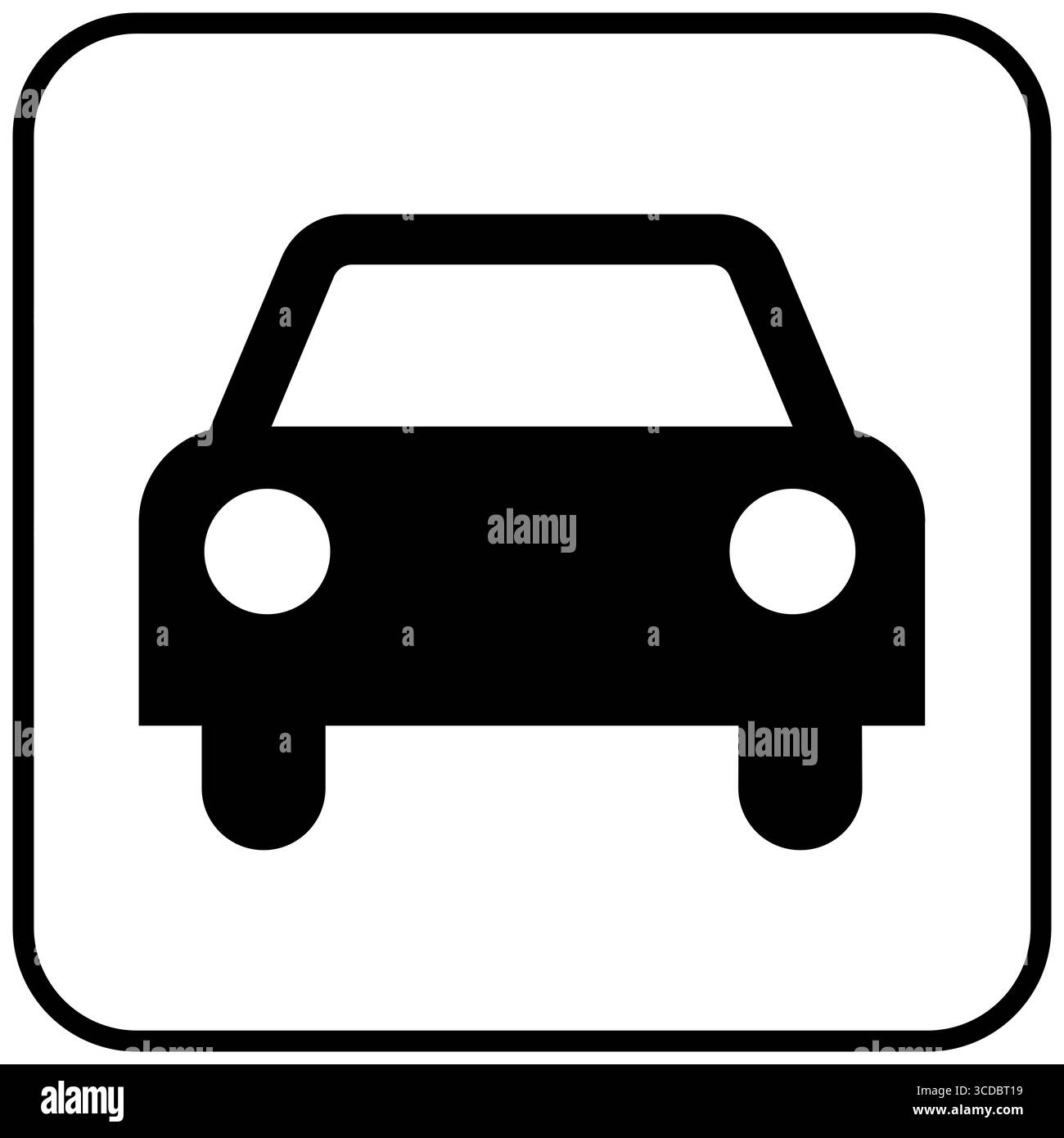 Icona delle automobili Foto Stock