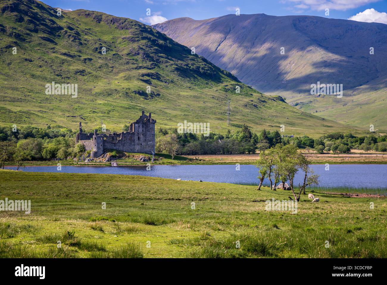 Castello di Kilchurn sul Loch Awe, Argyll e Bute, Scozia Foto Stock